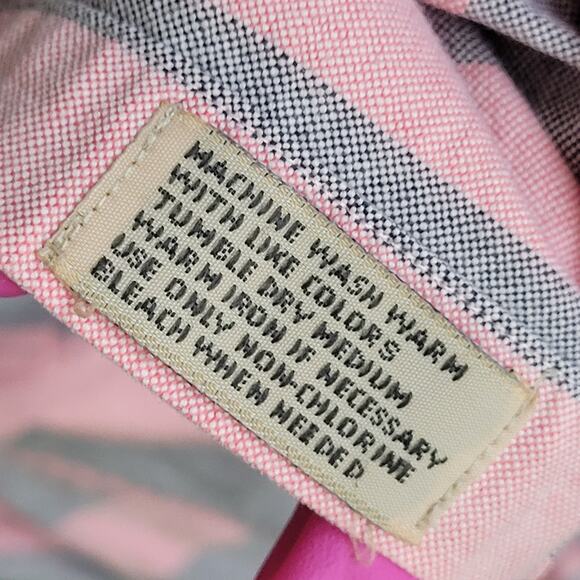 Vintage 90s Aeropostale Poplin Button Shirt XL 26x31 Baggy Stripes - Picture 7 of 14